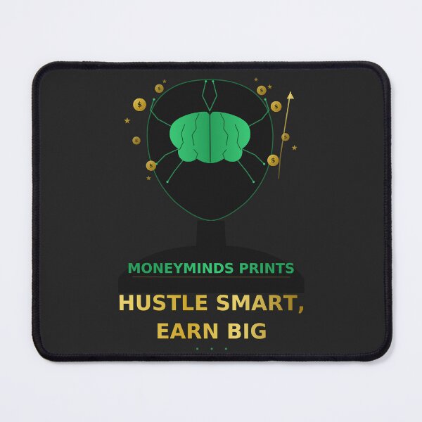 Item preview, Hustler's Mindset Motivational Design designed and sold by MoneyMinds Prints.