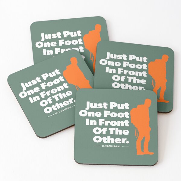Item preview, Hiking: One Foot in Front of the Other Color Male/Reversed Text designed and sold by G2Creative.