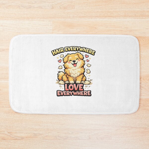 Item preview, Hair Everywhere Love Everywhere Funny Pet Design designed and sold by StyleLap.