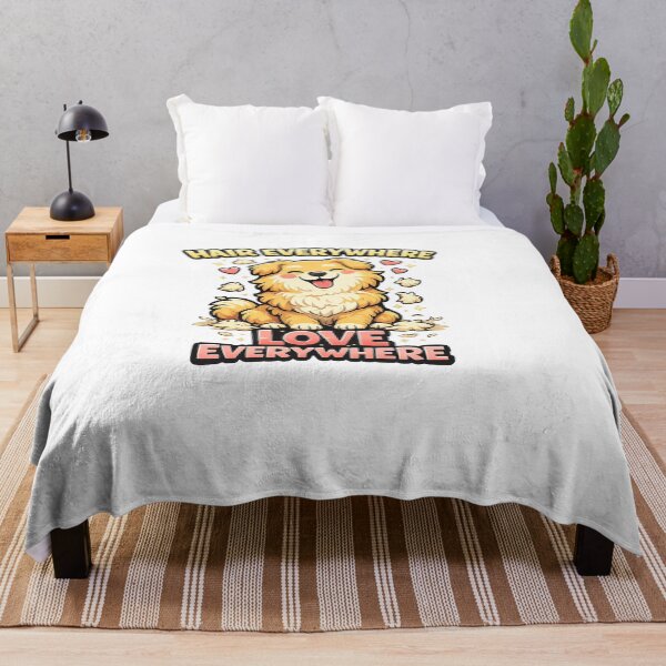 Item preview, Hair Everywhere Love Everywhere Funny Pet Design designed and sold by StyleLap.