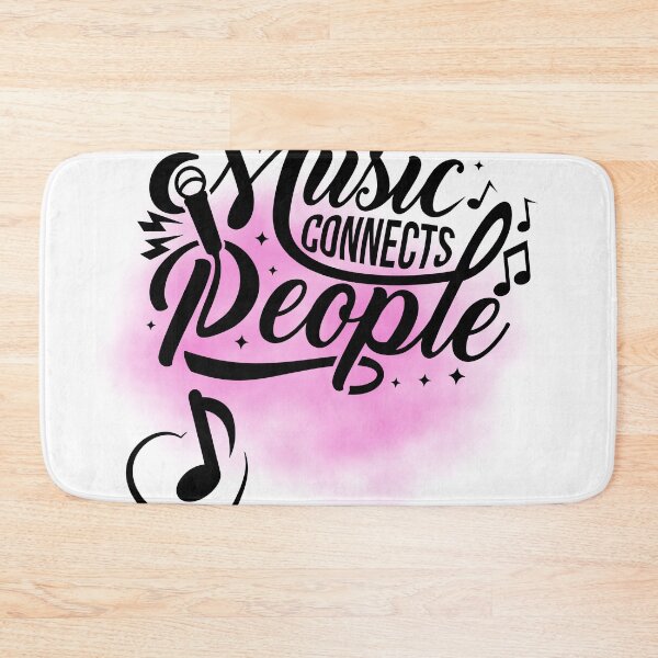 Item preview, Music connects pink designed and sold by 7BRiver.