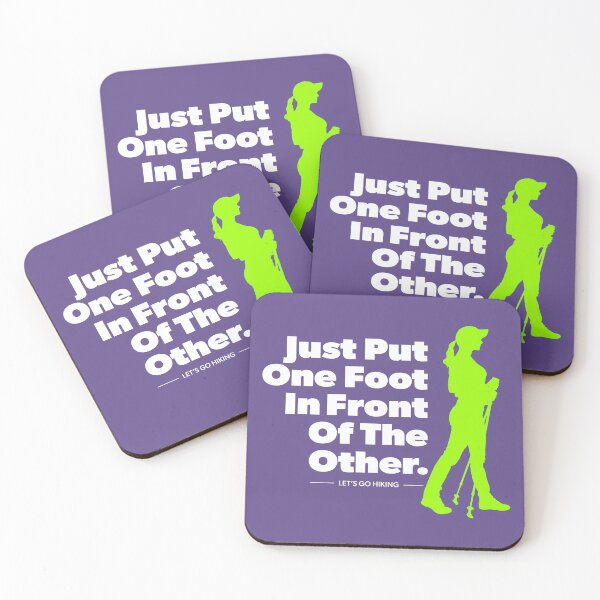 Item preview, Hiking: One Foot in Front of the Other Color Female/Reversed Text designed and sold by G2Creative.