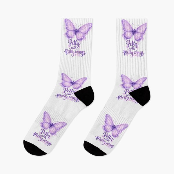Item preview, Purple Butterfly Watercolor Funny Aesthetic designed and sold by JessArty ⭐⭐⭐⭐⭐.