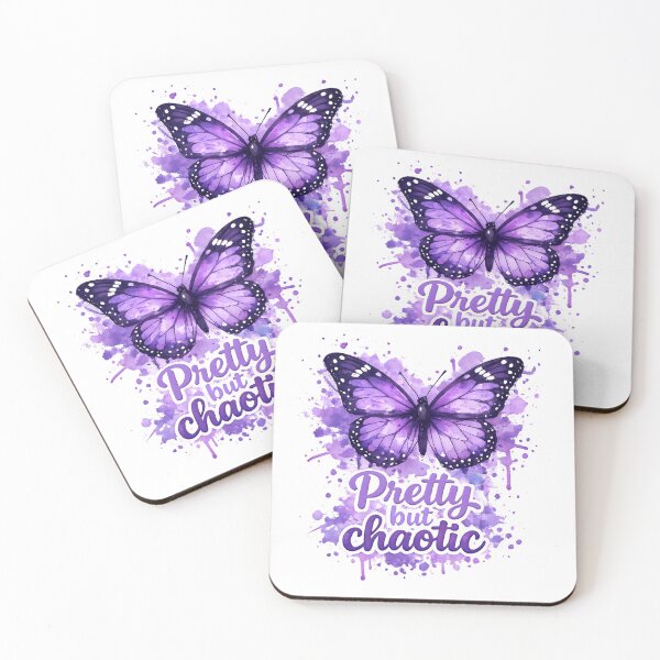 Item preview, Purple Butterfly Watercolor Funny Aesthetic designed and sold by JessArty ⭐⭐⭐⭐⭐.