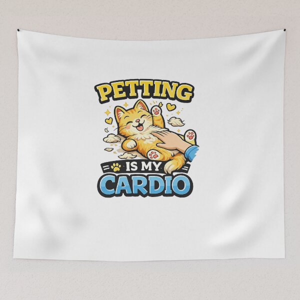 Item preview, Petting Is My Cardio Funny Pet Lover Design designed and sold by StyleLap.