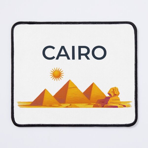 Item preview, Cairo Egypt Travel Pyramids and Sphinx Design designed and sold by Inkworksbyshery.