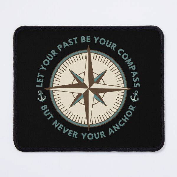 Item preview, Past Be Compass Not Anchor Vintage Design designed and sold by CyrilloArt.