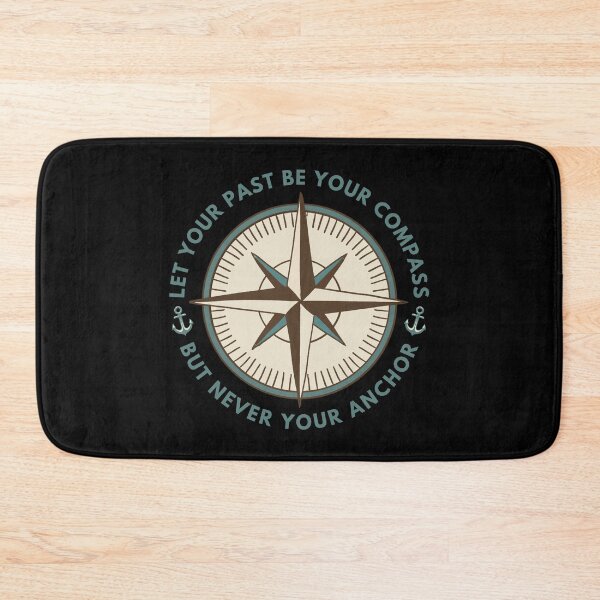 Item preview, Past Be Compass Not Anchor Vintage Design designed and sold by CyrilloArt.