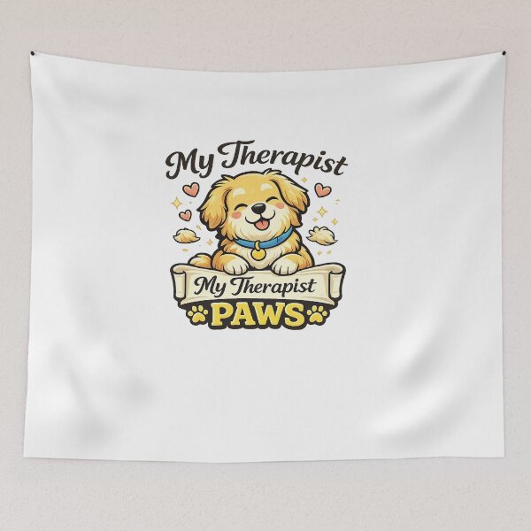 Item preview, My Therapist Has Paws Funny Pet Comfort Design designed and sold by StyleLap.