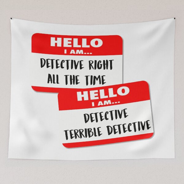 Item preview, B99 - Detective Right All The Time + Detective Terrible Detective designed and sold by dom e..