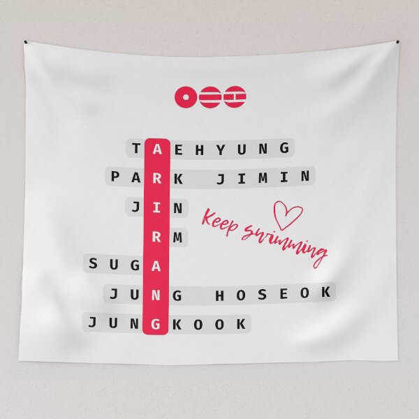 Item preview, BTS Arirang Members designed and sold by Royal Spark Studio.