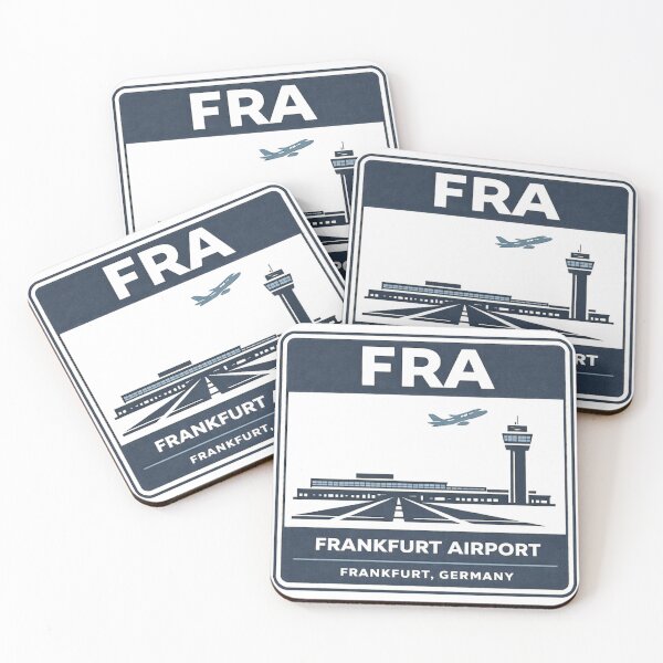 Artikelvorschau, FRA Frankfurt Airport Sticker Magnet Germany Aviation Design entworfen und verkauft von CLOUTKULT.