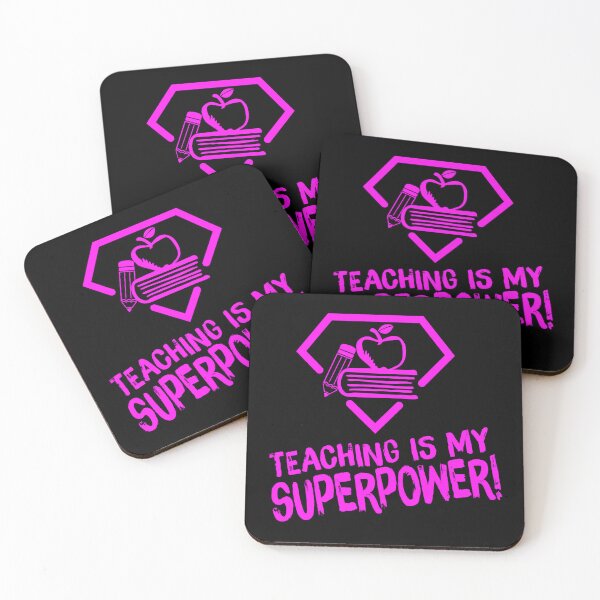 Item preview, Teaching Is My SuperPower! Pink designed and sold by G2Creative.