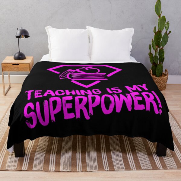 Item preview, Teaching Is My SuperPower! Pink designed and sold by G2Creative.