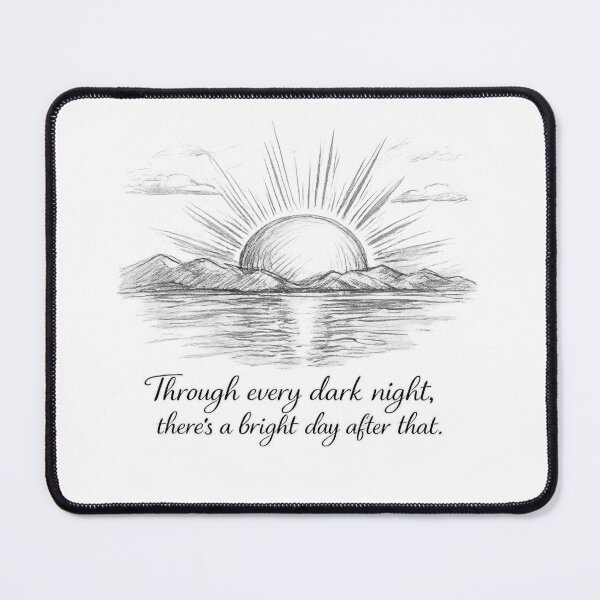 Item preview, “Through Every Dark Night, There’s a Bright Day After That” – 2Pac Inspired Motivational Quote Art – Inspirational Design designed and sold by Donsean22.