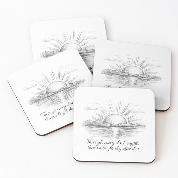 Item preview, “Through Every Dark Night, There’s a Bright Day After That” – 2Pac Inspired Motivational Quote Art – Inspirational Design designed and sold by Donsean22.