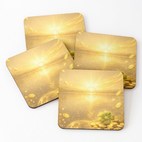 Item preview, Golden Dragon Fortune – Lucky Wealth Sunrise designed and sold by Thought Space Studio.