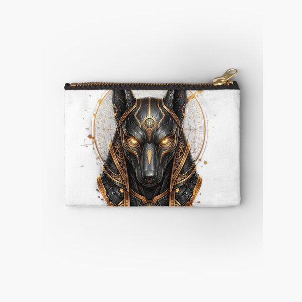 Item preview, Cyber Anubis - Golden Mechanical Egyptian God Illustration designed and sold by Remix Vision.