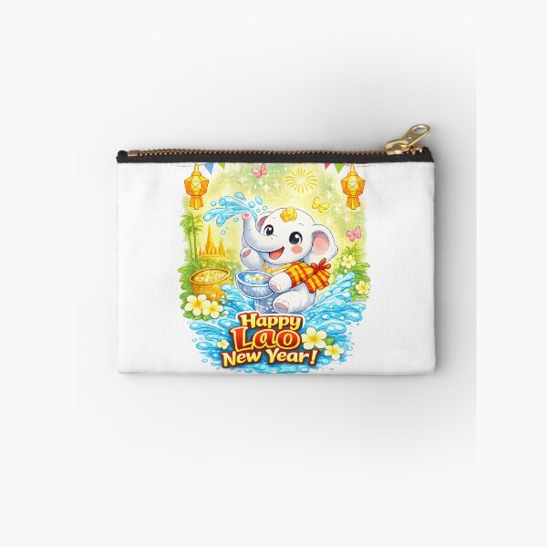 Item preview, Happy Lao New Year – Cute White Elephant Pi Mai Lao Shirt designed and sold by AC Artwear.