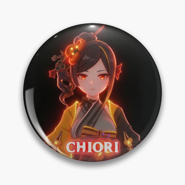 Item preview, Neon Fashionista Chiori - Fan Art Portrait designed and sold by EWCY store.