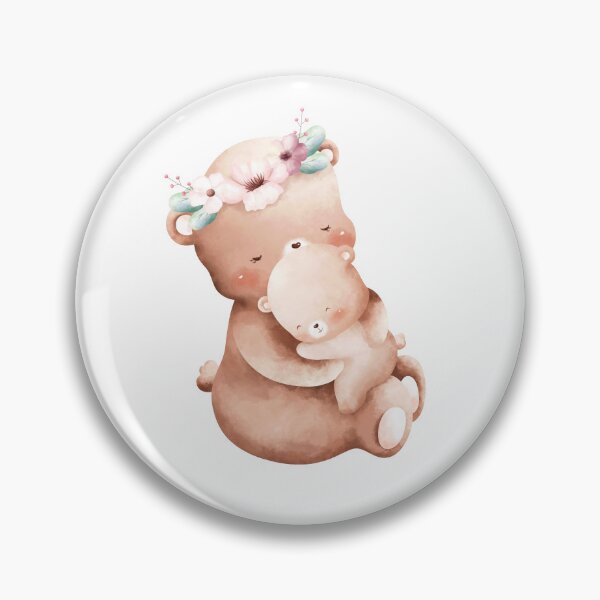 Item preview, Easter Mom and Baby Bear - Adorable Spring Animal Nature Gift designed and sold by FuzionRaptor.