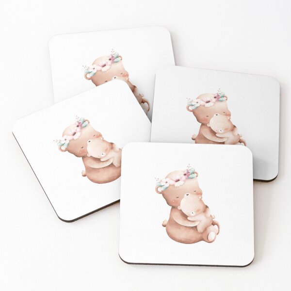 Item preview, Easter Mom and Baby Bear - Adorable Spring Animal Nature Gift designed and sold by FuzionRaptor.