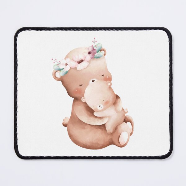 Item preview, Easter Mom and Baby Bear - Adorable Spring Animal Nature Gift designed and sold by FuzionRaptor.