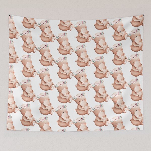 Item preview, Easter Mom and Baby Bear - Adorable Spring Animal Nature Gift designed and sold by FuzionRaptor.