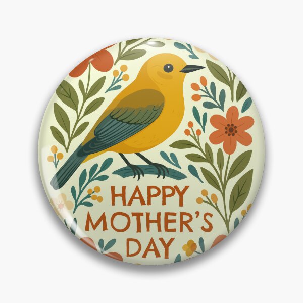 Item preview, Prothonotary Warbler Mother’s Day designed and sold by Ghost on Toast.