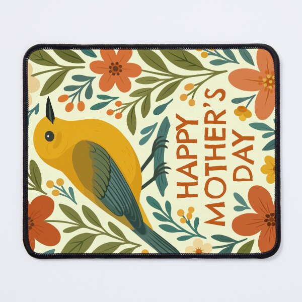 Item preview, Prothonotary Warbler Mother’s Day designed and sold by Ghost on Toast.