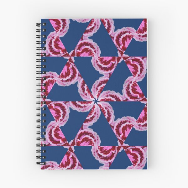 Item preview, Abstract Pink Floral Geometry - Modern Kaleidoscope Pattern designed and sold by SilentBloomLab.