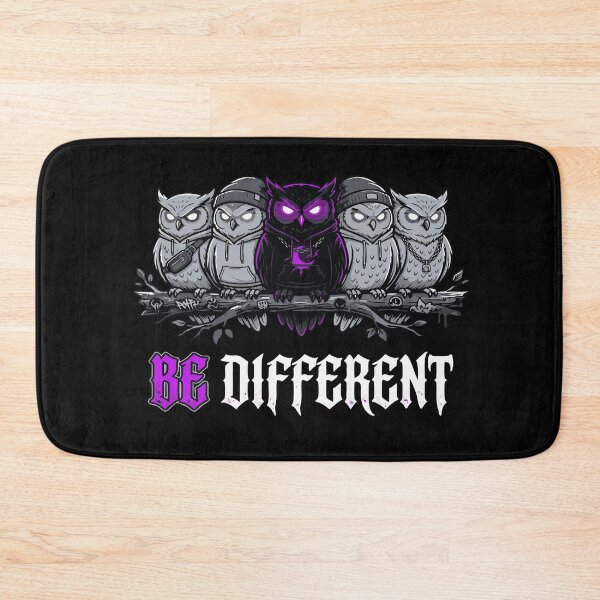Item preview, Be Different Dark Owl Neon Eyes Streetwea designed and sold by DashBliss.