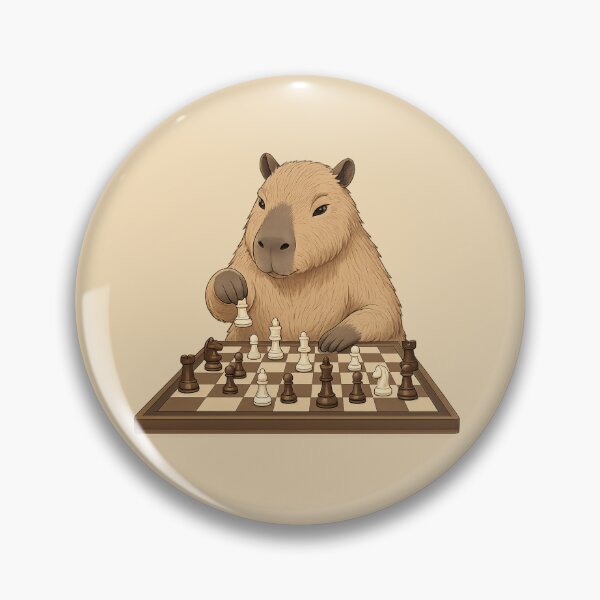 Item preview, Capybara Gambit Funny Chess Player Design Cute Chess Lover Gift designed and sold by Allcarin.