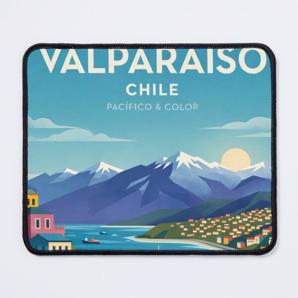 Item preview, Valparaíso Chile Vintage Retro Travel Poster Art designed and sold by ElartedeNoel.