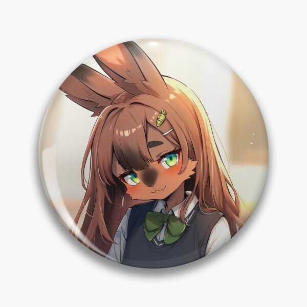 Item preview, Cute bunny pin designed and sold by NekoSayaka.