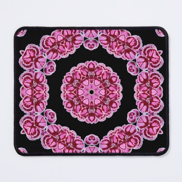Item preview, Intricate Pink Floral Kaleidoscope - Detailed Botanical Pattern designed and sold by SilentBloomLab.