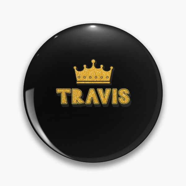 Item preview, Travis Personalized Name With Crown - Cool & Funny Custom Gift for Men and Boys designed and sold by Oussinc.