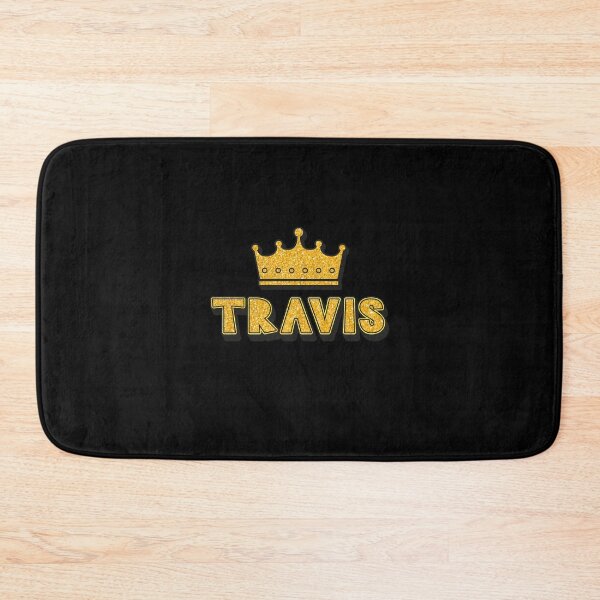Item preview, Travis Personalized Name With Crown - Cool & Funny Custom Gift for Men and Boys designed and sold by Oussinc.
