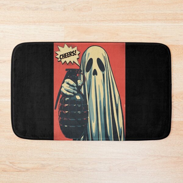 Item preview, Cheers Ghost - Retro Comic Hand Grenade Pop Art designed and sold by OURART15.