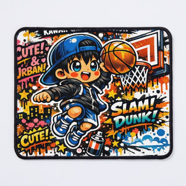 Item preview, Dribble Dreamer – Kawaii Graffiti Fusion designed and sold by Joyfulfabric.