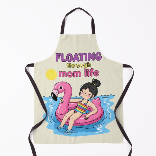 Item preview, Floating Through Mom Life – Funny Flamingo Pool Mom Design designed and sold by Sea Gem.