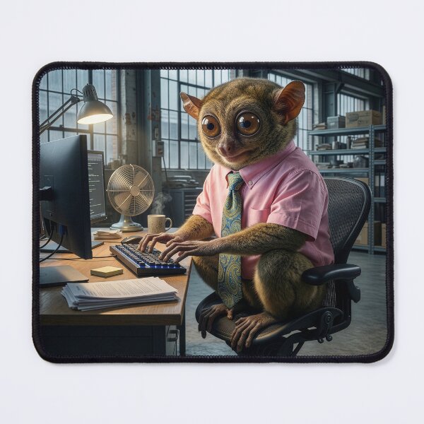 Item preview, Tarsier Crushes Deadlines designed and sold by Tridentulus.
