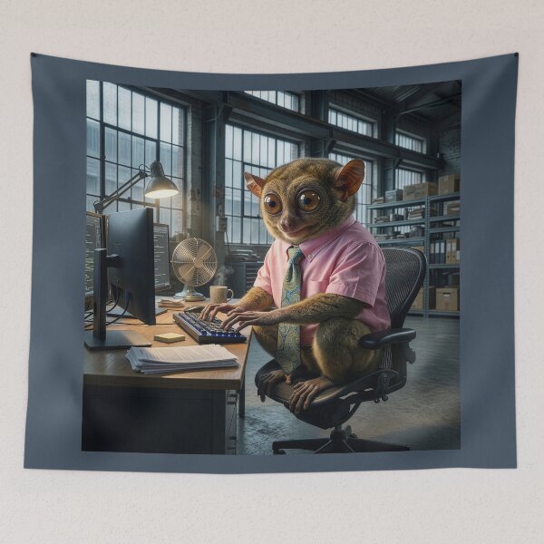 Item preview, Tarsier Crushes Deadlines designed and sold by Tridentulus.