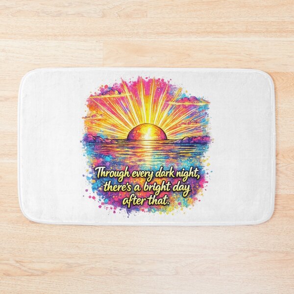 Item preview, “Through Every Dark Night, There’s a Bright Day After That” – 2Pac Inspired Motivational Quote Art – Inspirational Colourful Graffiti Design designed and sold by Donsean22.