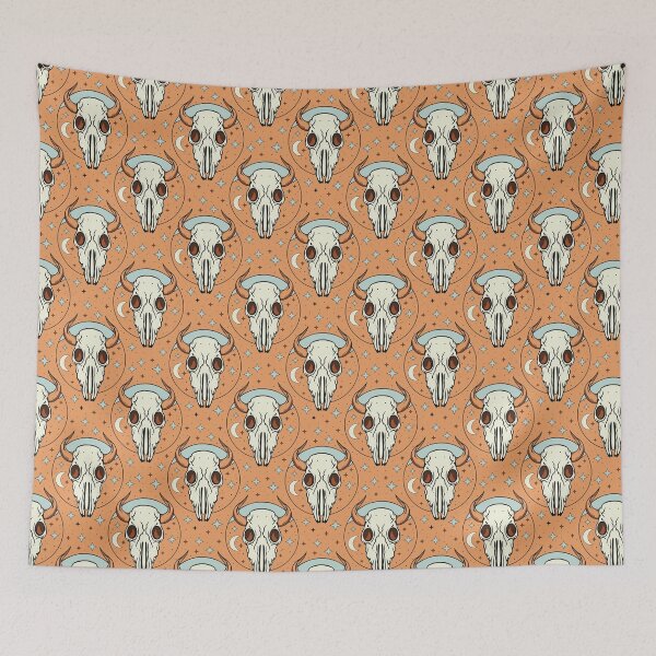 Item preview, Boho Animal Skull Seamless Pattern designed and sold by Cosy Fox.
