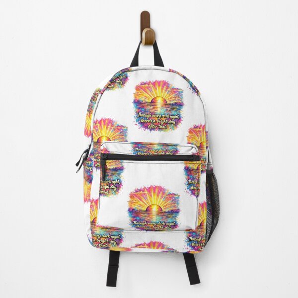 Item preview, “Through Every Dark Night, There’s a Bright Day After That” – 2Pac Inspired Motivational Quote Art – Inspirational Colourful Graffiti Design designed and sold by Donsean22.