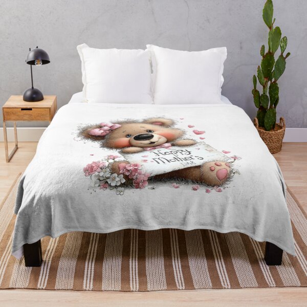Item preview, Adorable Teddy Bear Happy Mother's Day Art designed and sold by lojadpop.