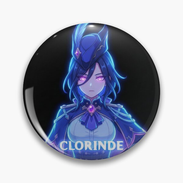 Item preview, Neon Shadowhunter Clorinde - Fan Art Portrait designed and sold by EWCY store.