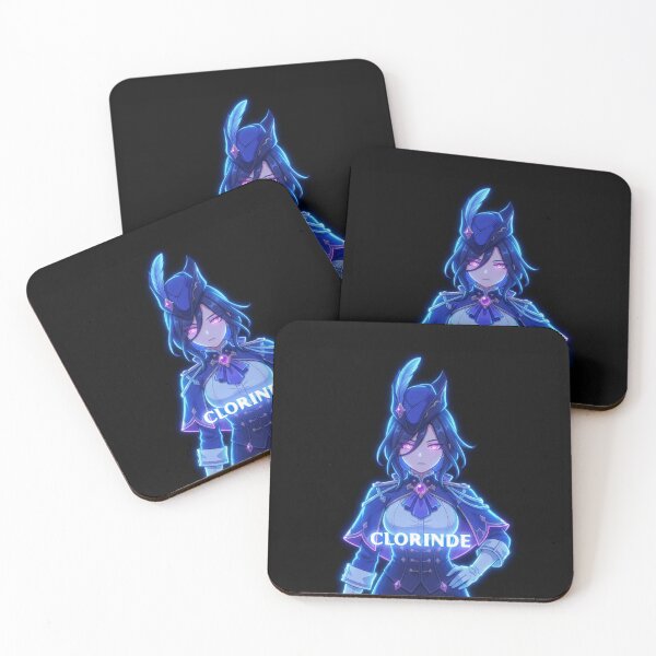 Item preview, Neon Shadowhunter Clorinde - Fan Art Portrait designed and sold by EWCY store.