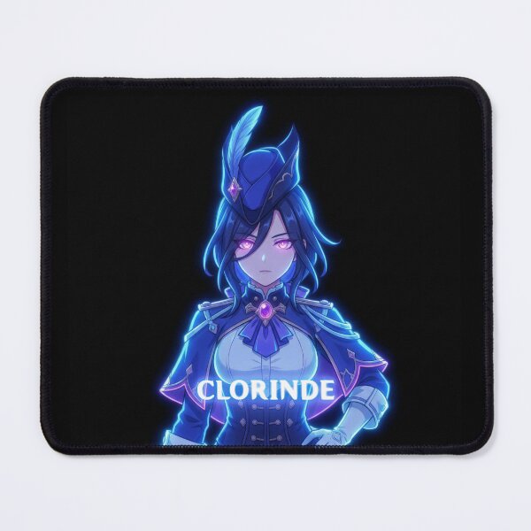 Item preview, Neon Shadowhunter Clorinde - Fan Art Portrait designed and sold by EWCY store.